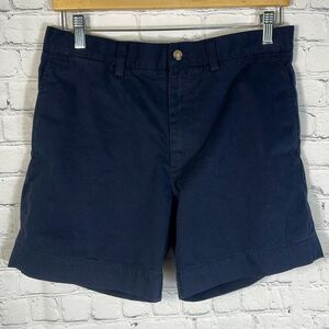 Polo Ralph Lauren Classic Fit 6” Mens Navy Blue Chino Khaki Shorts size 31